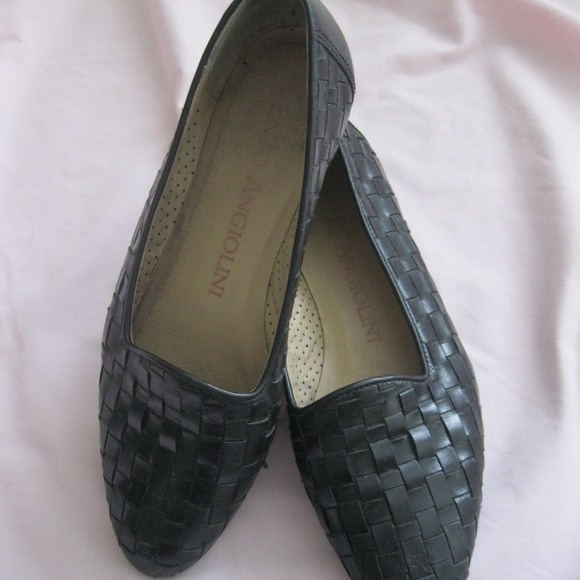 enzo angiolini black flats